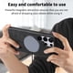 thumbnail image 5 of Magnetic Slim Case for Samsung Galaxy S23 Ultra with Camera Guard & Anti-Scratch Back Black, 5 of 6