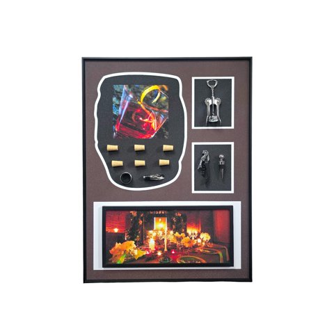 Genérico - Cuadro Decorativo De Vino