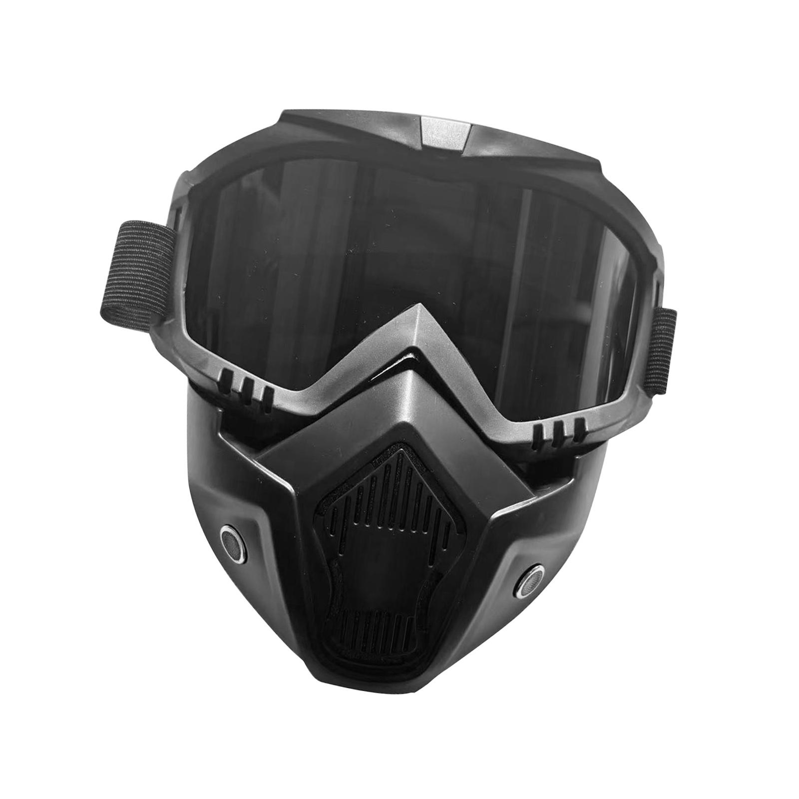 Ioensy - Máscara De Soldador Protector Facial Desmontable Resistente A Impactos Cómoda Máscara De Soldadura Vidrio Negro