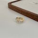 thumbnail image 2 of Juego de Anillos de Boda de Oro Corte Redondo de 3 Pzas para Mujer, Juego de Anillos Nupciales 5A con Circonia Cúbica, Anillos de Compromiso de Plata Esterlina 925, Juego de Joyería, Talla 6-9, 2 of 7