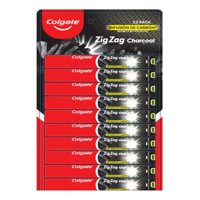 Colgate-Palmolive - Cepillo Colgate Zig Zag Charcoal Tira X 12Ud