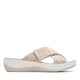 thumbnail image 1 of Sandalia Slide Clarks Arla Wave para mujer, beige, combinada, talla 6, 1 of 9