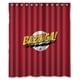 thumbnail image 1 of Cortina de ducha de The Big Bang Theory, juego de cortina de baño con ganchos, tamaño 60 x 72 pulgadas, 1 of 3
