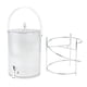 thumbnail image 3 of Dispensador De Bebidas Con Grifo Contenedor Dispensador De Bebidas Para Mesa De Nevera 19cmx39cm 5L Blanco Y Soporte, 3 of 5