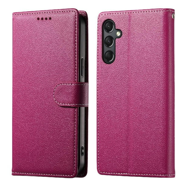 Funda para FOXDOCK Samsung Galaxy A24 4G– Cuero Premium, 3 ranuras para tarjetas, Protección contra impactos