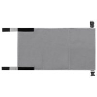 Ioensy - Reposapiés Para Vuelos De Avión, Funda Para Asiento De Hamaca, Extensor De Asiento De Avión Compacto, Gris