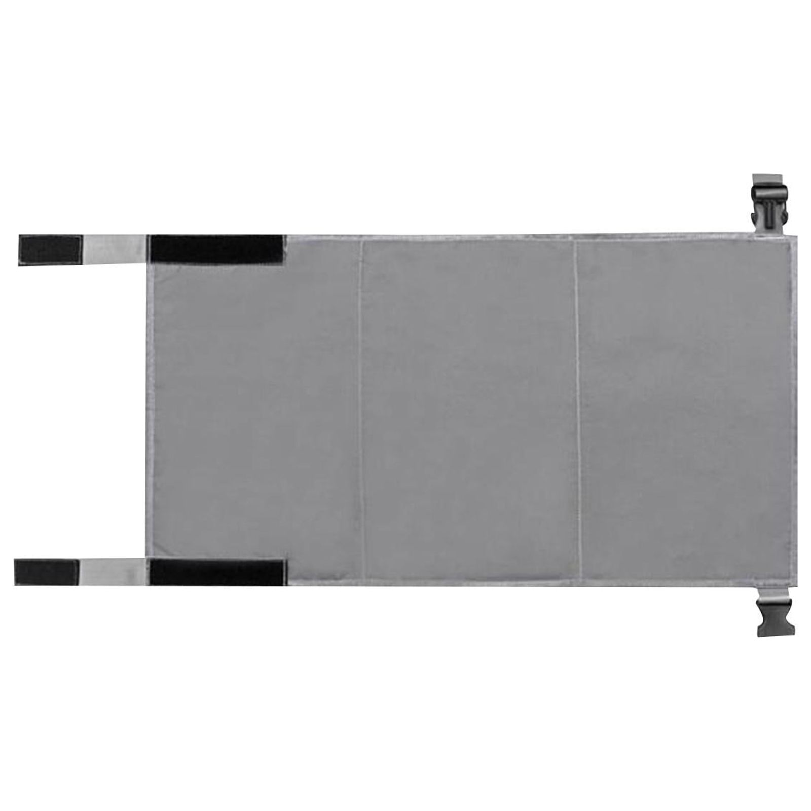 Ioensy - Reposapiés Para Vuelos De Avión, Funda Para Asiento De Hamaca, Extensor De Asiento De Avión Compacto, Gris