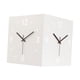 thumbnail image 1 of Reloj De Pared De Esquina De Doble Cara Moderno Silencioso Para Sala De Estar Restaurante Hogar, 1 of 5