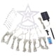 thumbnail image 1 of Luces De Cadena Solar 350 LED Lámpara Cadena De Gota De Lluvia Para Fiesta De Boda Blanco, 1 of 5
