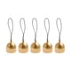 thumbnail image 2 of 5 Piezas Campana de cobre Adornos navideños Campana de la puerta Colgante de latón Campanas de latón Mini Campana Windchimes para el jardín de su casa, 2 of 5