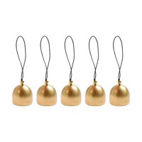 Bothyi - 5 Uds Mini Campana Adornos Navideños Colgante De Latón Pequeño Para Manualidades Diy