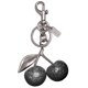 thumbnail image 1 of Colgante para bolso Coach de cereza de resina con glitter 8 cm x 13 cm, 1 of 5