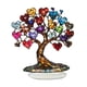 thumbnail image 4 of Adorno de escritorio de árbol de corazón, colección de decoración plana 2D, decoración de mesa creativa ligera para decoraciones de dormitorio de boda, 4 of 5