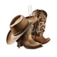 thumbnail image 5 of Sombrero De Vaquero Colgante Adorno árbol De Navidad Bolso Coche Espejo Retrovisor Colgante, 5 of 5