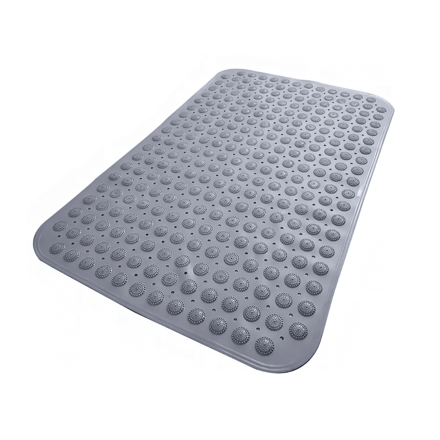 Importclick - Tapete Alfombra Goma Antideslizante Piso Ducha Baño Gris