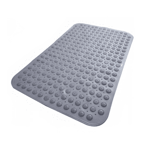Importclick - Tapete Alfombra Goma Antideslizante Piso Ducha Baño Gris