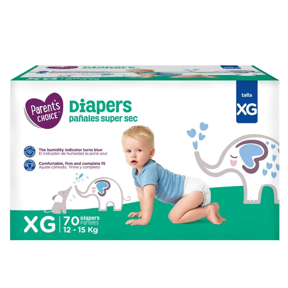 Pañales Súper Sec Talla Xg 70 Un 70 Un Parent's Choice