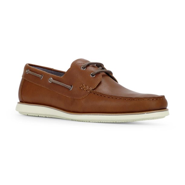 Zapatos Mocasín Náutico Hombre X-Light Cuero Dockwalk Brandy Cardinale marron claro 40