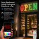 thumbnail image 3 of Letrero LED de Abierto lemonrole 122x41 cm con Temporizador y App Inteligente RGB, 3 of 8