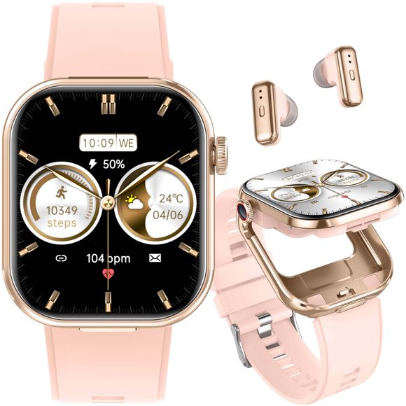 Smartwatch Leuceira 2.02" Resistente al Agua Rastreador de Fitness