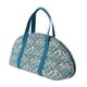thumbnail image 1 of Bolsa De Almacenamiento De Herramientas De Crochet Con Patrón De Rosa Acolchada, Organizador De Bolsa De Crochet Portátil Azul, 1 of 3