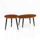 thumbnail image 1 of Set de Mesas de Centro Nido - Diseño Moderno de Madera y Metal, 1 of 7