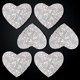 thumbnail image 1 of Calcomanías de corazón con pedrería C&Xanadu autoadhesivas para manualidades DIY, 1 of 6