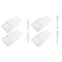 Magideal - 4 Bandejas De Almacenamiento De Diamantes, Bandeja Para Taladros De Punta, Bandeja Para Taladros En Forma De Embudo, Herramienta Para Taladros Grandes Blanco