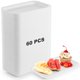 thumbnail image 3 of Bandeja BATTIPAW de espuma blanca desechable 20x12x2,5 cm 60 unidades, 3 of 7