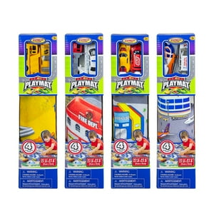 Suntoys - Vehiculos Minia Tapete Suave De Juego Con 2 Autos - Surtido