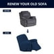 thumbnail image 5 of Funda para sillón reclinable, elástica, lavable y gruesa, con bolsillo, 5 of 5