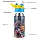 thumbnail image 3 of Villanos Botella de Agua con Tapa Pop Top de Un Toque, Acero Inoxidable, a Prueba de Fugas, para Deportes, Botella Infantil azul 12 oz, 3 of 6