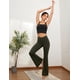 thumbnail image 5 of Sujetador deportivo CRZ YOGA Butterluxe para mujer con cuello cuadrado, negro, 5 of 7
