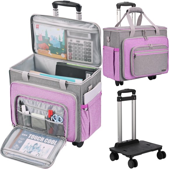 Bolsa Rolling Craft Bag FINESUN Rolling Bag con carretilla desmontable