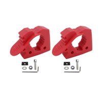 Magideal - Abrazadera De Goma Para Vehículos Genéricos, Soporte Para Herramientas, Abrazadera Profesional Portátil, Fácil De Instalar, Abrazadera De Montaje Para 2 Piezas