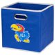 thumbnail image 1 of Cubo de almacenamiento Franklin Sports NCAA Kansas Jayhawks 27x27 cm, 1 of 7