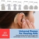 thumbnail image 2 of Tapones de Repuesto MEDca para Audífonos, Pack de 2 Sets, Tallas S, M, L y XL, Compatibles con Audífonos BTE y Amplificadores de Sonido, 2 of 8