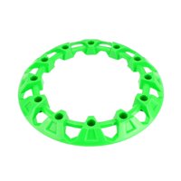 Magideal - Decoración Genérica De Protección Del Cubo De La Llanta De La Rueda De Atv, Cubierta Protectora De La Llanta Del Neumático Que Reemplaza Las Piezas De Verde 8 Pulgadas