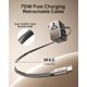 thumbnail image 2 of Adaptador de Viaje MOMAX 70W con Cable USB‑C GaN 6‑en‑1, 2 of 8