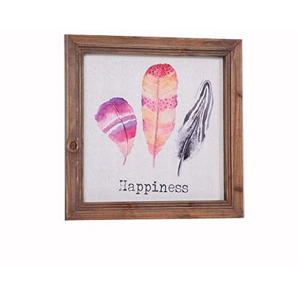 Arte enmarcado DeSma Group L5859B Madera 40x40 cm Multicolor