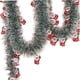 thumbnail image 2 of Adorno De Guirnalda De Oropel Navideño De 5,9 Pies Para Barandilla De Interior Y Exterior, árbol De Navidad, Papá Noel, 2 of 5