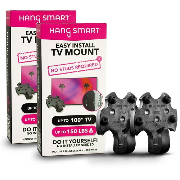 Soporte de pared para TV HangSmart, 2 unidades, universal, 19 — 100 pulgadas, 68 — 150 kg