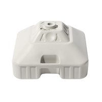 Ioensy - Paragüero Base 30L Peso Paragüero Exterior Para Patio Césped Exterior Blanco