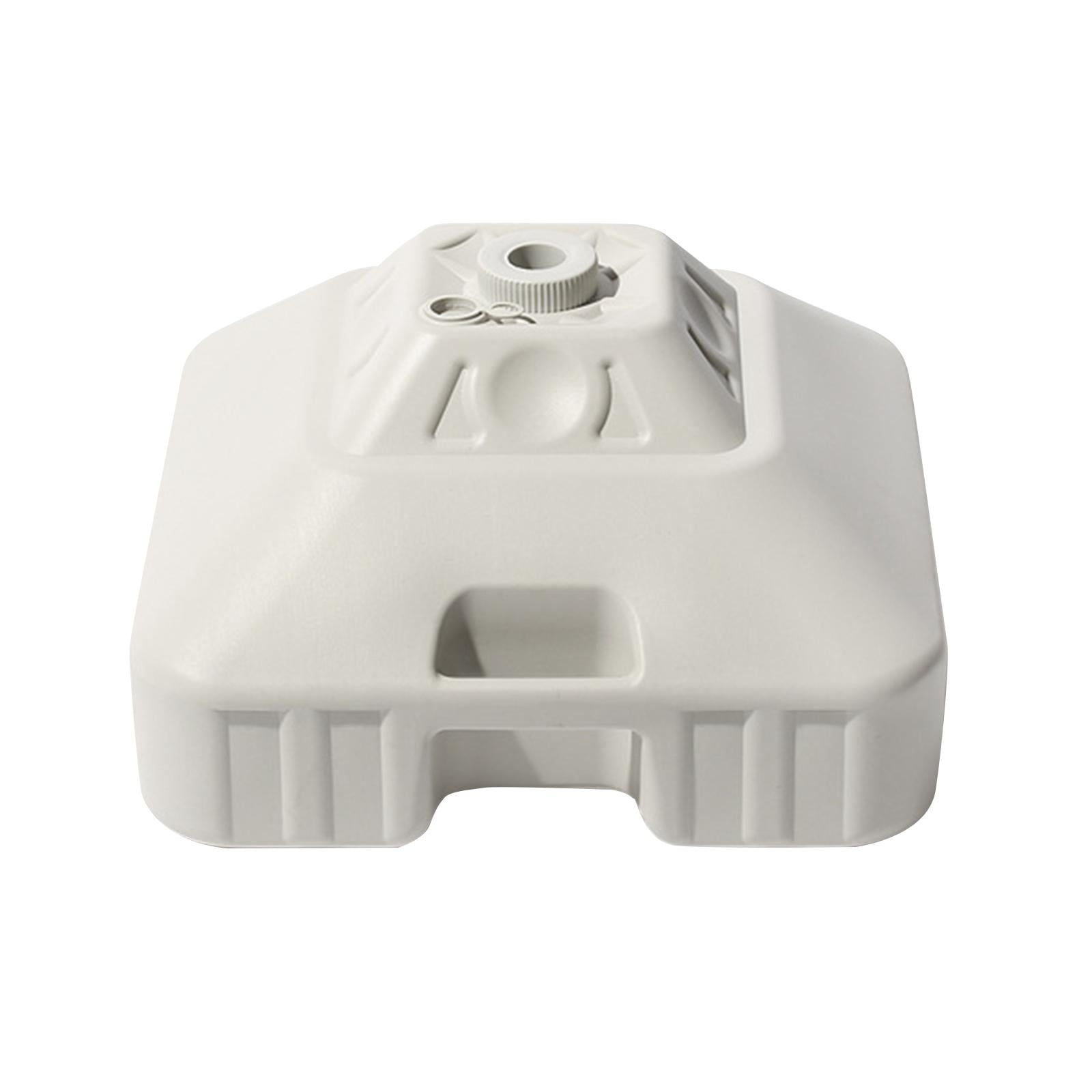 Ioensy - Paragüero Base 30l Peso Paragüero Exterior Para Patio Césped Exterior Blanco