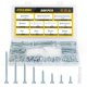 thumbnail image 1 of Juego de 240 tornillos para madera FIXLINK con recubrimiento de zinc, 1 of 7