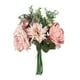 thumbnail image 1 of Ramo De Flores Artificiales Flores De Boda Para Centros De Mesa Jardín De Escritorio Rosa, 1 of 3