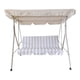 thumbnail image 3 of Columpio de Terraza 3 Personas Beige 170x110x150 Cm, 3 of 6