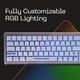 thumbnail image 5 of Teclado para juegos Highground Summit 2.0 Slate 65% con cable USB, 5 of 7