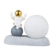 thumbnail image 2 of Astronauta Night Light Spaceman Escultura Lámpara De Noche Para Niños Dormitorio Oro, 2 of 3