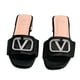 thumbnail image 2 of Sandalia Taco Negro Casual Qiu305 Mujer, 2 of 3